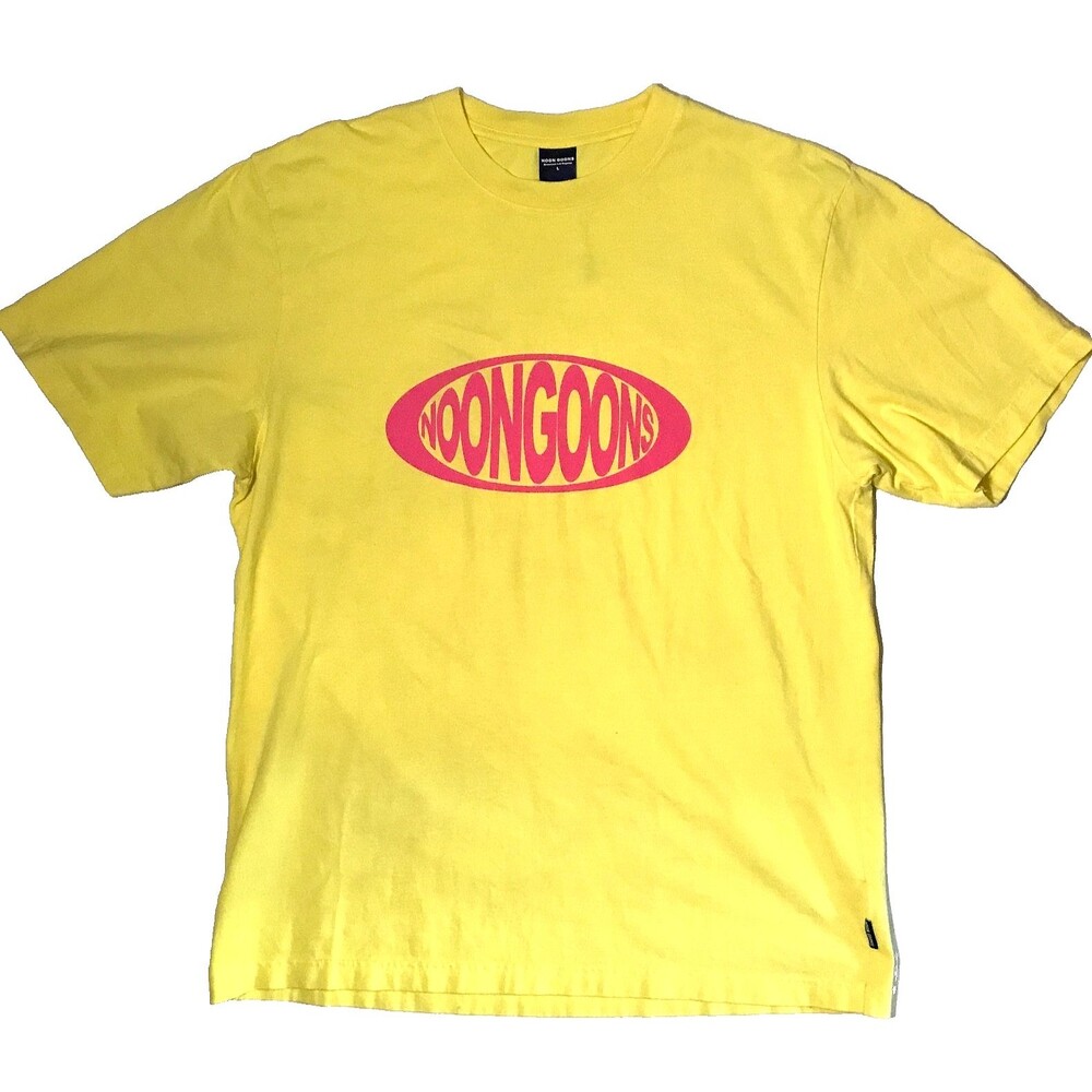 Noongoons T Shirt Yellow Large Circle Graphic Noongoons LA